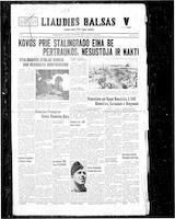 Liaudies Balsas = Peoples voice, September 18, 1942