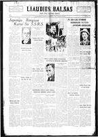 Liaudies Balsas = Peoples voice, November 11, 1937