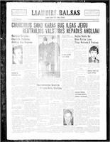 Liaudies Balsas = Peoples voice, January 23, 1940