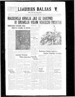 Liaudies Balsas = Peoples voice, October 15, 1943