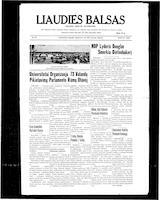 Liaudies Balsas = Peoples voice, September 29, 1961