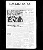 Liaudies Balsas = Peoples voice, November 16, 1956