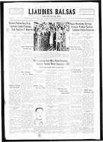 Liaudies Balsas = Peoples voice, August 30, 1938