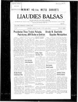 Liaudies Balsas = Peoples voice, November 17, 1972