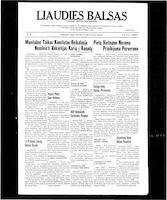 Liaudies Balsas = Peoples voice, October 9, 1964