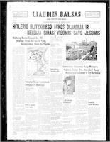 Liaudies Balsas = Peoples voice, May 14, 1940