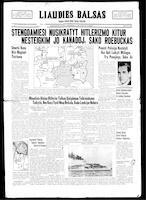 Liaudies Balsas = Peoples voice, September 22, 1939