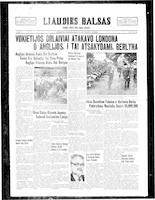 Liaudies Balsas = Peoples voice, August 27, 1940
