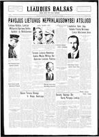 Liaudies Balsas = Peoples voice, March 24, 1938