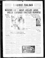 Liaudies Balsas = Peoples voice, November 24, 1939
