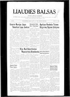 Liaudies Balsas = Peoples voice, July 21, 1950