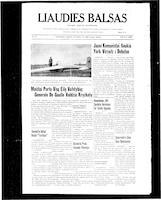 Liaudies Balsas = Peoples voice, November 18, 1960