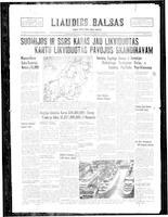 Liaudies Balsas = Peoples voice, March 15, 1940