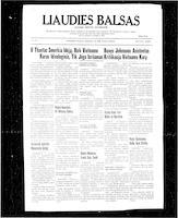 Liaudies Balsas = Peoples voice, September 23, 1966