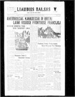Liaudies Balsas = Peoples voice, August 25, 1944