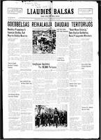 Liaudies Balsas = Peoples voice, March 7, 1939