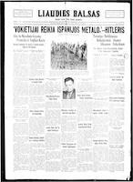 Liaudies Balsas = Peoples voice, July 1, 1937