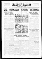 Liaudies Balsas = Peoples voice, August 12, 1937