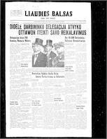 Liaudies Balsas = Peoples voice, September 14, 1945