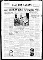 Liaudies Balsas = Peoples voice, January 14, 1937