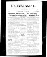 Liaudies Balsas = Peoples voice, March 29, 1968