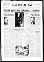 Liaudies Balsas = Peoples voice, March 10, 1939