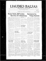 Liaudies Balsas = Peoples voice, February 25, 1972