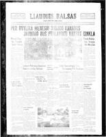Liaudies Balsas = Peoples voice, August 23, 1940
