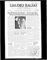 Liaudies Balsas = Peoples voice, July 26, 1957