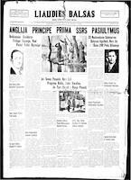Liaudies Balsas = Peoples voice, May 26, 1939