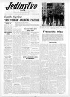 Jedinstvo, May 16, 1958