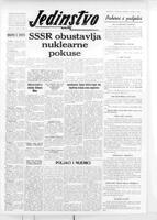Jedinstvo, April 01, 1958