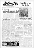 Jedinstvo, May 30, 1958