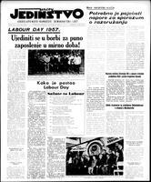 Jedinstvo, August 30, 1957