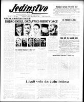 Jedinstvo, September 20, 1960