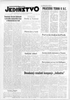 Jedinstvo, January 25, 1952
