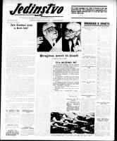 Jedinstvo, June 14, 1960