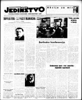 Jedinstvo, January 26, 1954