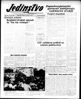 Jedinstvo, August 23, 1960