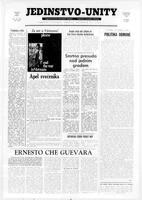 Jedinstvo, October 20, 1967