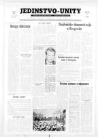 Jedinstvo, June 07, 1968