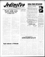 Jedinstvo, November 01, 1960