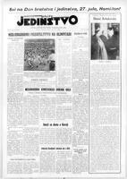 Jedinstvo, July 25, 1952