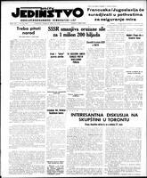 Jedinstvo, May 15, 1956