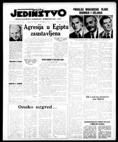 Jedinstvo, November 09, 1956