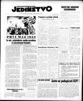 Jedinstvo, April 28, 1953