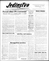 Jedinstvo, December 30, 1960
