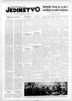 Jedinstvo, October 14, 1952