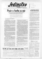 Jedinstvo, October 10, 1961
