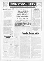 Jedinstvo, December 21, 1962